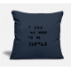 Inspiration Motivation I Am Quote Shirt Gift Navy Pillow